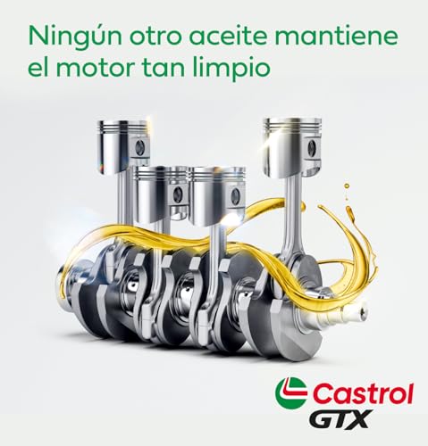 Castrol GTX 10W-40 A3/B4 Aceite de motor semisintético, 5L - Imagen 7