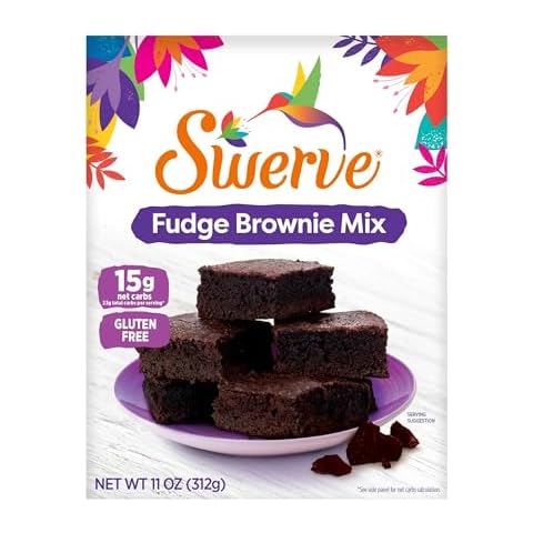 Swerve Fudge Brownie Baking Mix 11oz Pouch, 1-Pack Cover