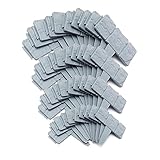 JIANFEI-weilan 20 Stück Garten-Landschaftskanten, Pflanzenumrandung Aus Kunststoff Zum Selbermachen Für Blumenbeete, Gartenzaun Rasenkante, Für Landschaftsgarten (Farbe : Grey, Größe : 40pcs)