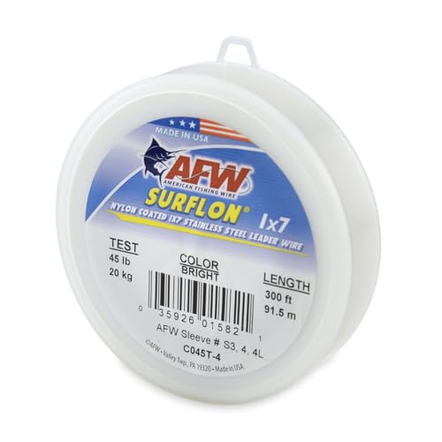 Image of American Fishing Wire Surflon Nylon Coated 1x7 Stainless Steel Leader Wire