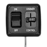 BIUSHER DC12V ボート トラック キャンピングカー トグル調光スイッチ 過負荷保護機能付きLED白熱灯に最適