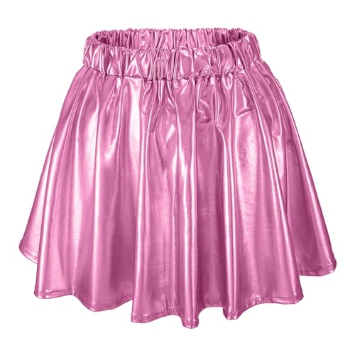 Mini jupe plissée rose scintillante pour vos soirées et looks urbains