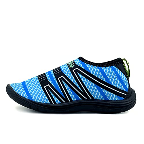 Sapatilha Neoprene Infantil Aquatica Hibrido Versátil AS325 Cor:Azul Piscina;Tamanho:32
