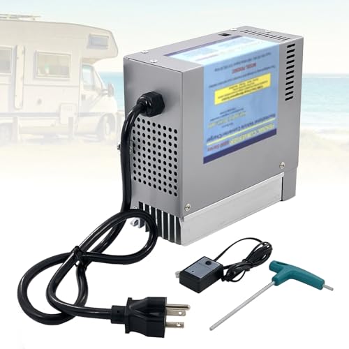 RV Power Converter 12V 80A with Built-in Charge Wizard
