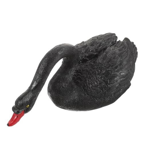 Statue d'extérieur décorative en plastique noir figurine flottante haut de gamme pour grand bassin - 2