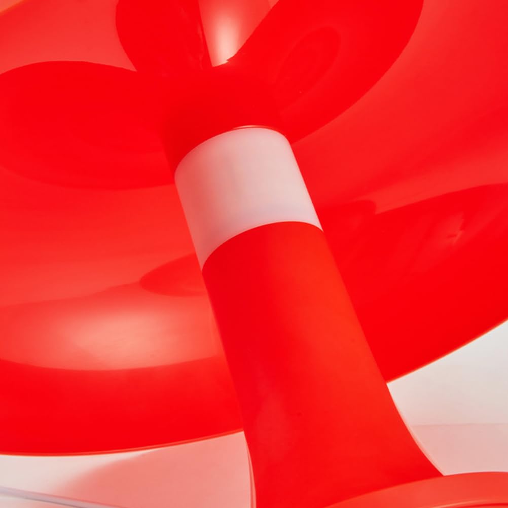 EaEa Lampa stołowa w kształcie grzyba w kolorze pomarańczowym LED Lampa stołowa do sypialni z akrylu Z regulacją jasności 3000K-6000K Lampa nocna USB Lampa nocna w stylu retro do salonu lub hotelu
