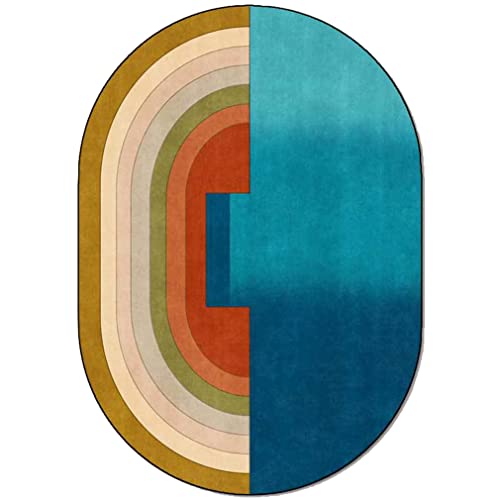 Tapete decorativo 3' x 4' azul