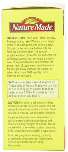 Nature's Made Sam-e Complete 400-mg 36 Tablets (2 Pack) - image 4