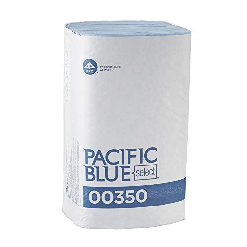 Pacific Blue Basic S-Fold 2-Ply Windshield Paper Towels by GP PRO (Georgia-Pacific), Blue