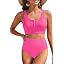 Button-hot Pink