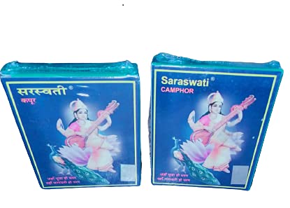 KTM GROUP- Saraswati Camphor Tablets (2 pack- 40 units ? 5 small tablets = 200 small tablets)