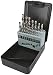 Produktbild Heller Tools 900 HSS-G Metallbohrer, Präzisionsschliff gemäß DIN 338 RN, Set 19-teilig, hss bohrer set metall 1-10mm profi, metallbohrer set, bohrer set metall, stahlbohrer set, akkuschrauber