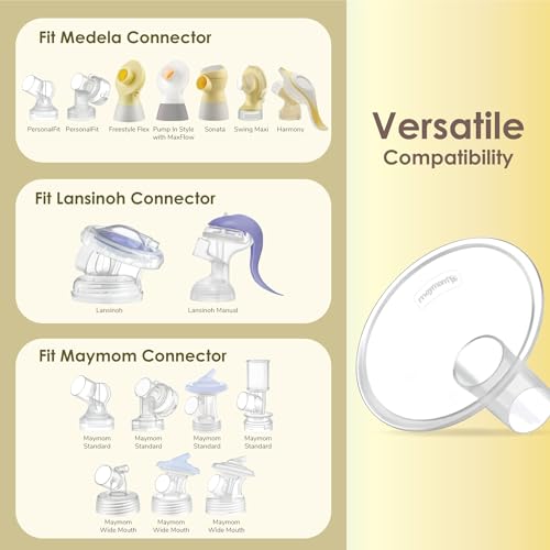 image for Maymom MyFit Crater Series 12mm Two-Piece Design Small Breastshield Co