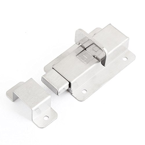 Image of Aexit Silver Tone Padlocks & Hasps Indicator Bolt Vacant Engaged Bathroom Toilet Keyed Padlocks Door Lock