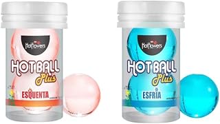 Kit 2 Hotballs Plus Esquenta + Hot Ball Plus Esfria 3g