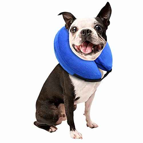 E-kong dog collar protective adjustable cats recovery collar infl…