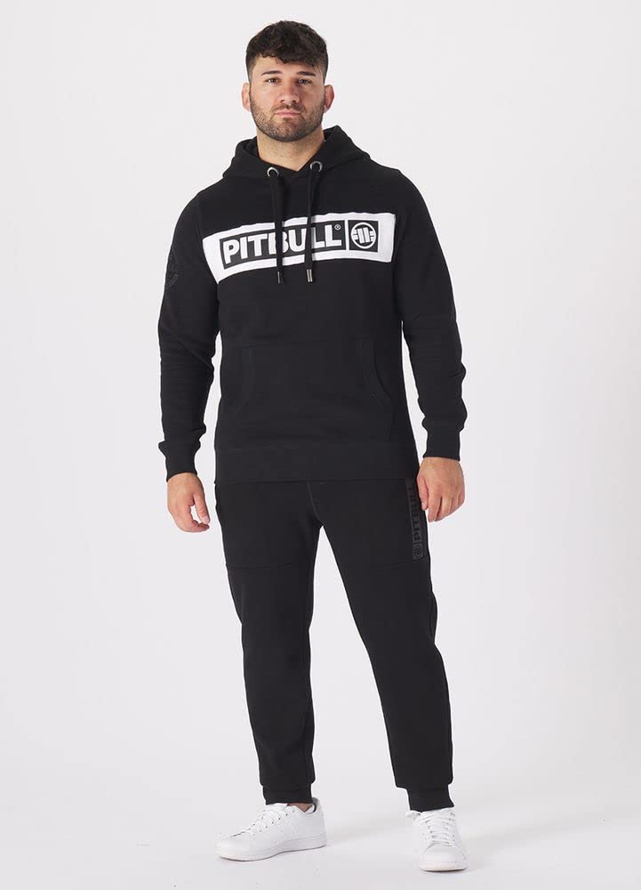 PITBULL - Herren Pullover mit Kapuze Sherwood, Sweatshirt Herren, Kapuzenpullover Herren, Komfortabel Baumwoll-Sweatshirts für Herren, Herren Blouson