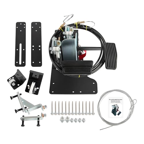 Dual Control Pedal for Right Hand Drive Conversion, Passenger Side Universal Brake & Gas Pedal Kit for Instructors Car Driver Education Training Vehicles Replace ACAR-B7D With Installation Instruction