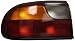 1997-2003 Chevrolet Malibu 2004-2005 Classic Tail Light Lens Left / Driver's Side LENS ONLY