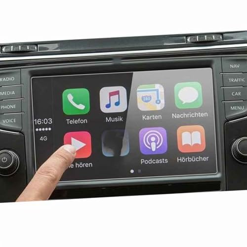 Écran GPS Tiguan MK2 protégé fini les rayures avec le verre trempé