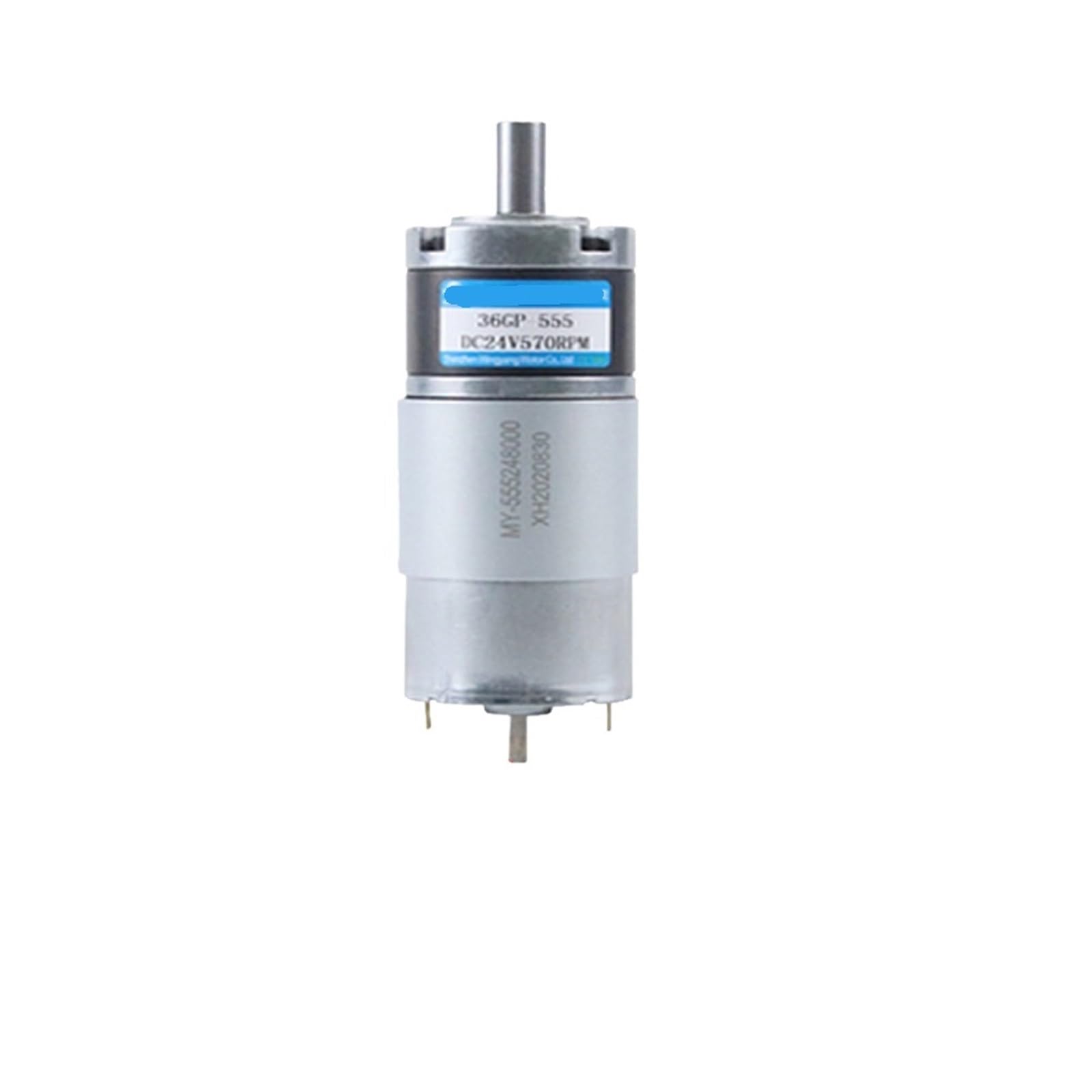 GNQUKEBWH 12V 24V 15W Planetary Gear DC Reduction Motor 36MM Large Torque 36GP-555 Small(8mm only Motor,12V 58RPM)