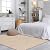 ZOWZOW Carpet Tiles Peel and Stick 24” x 24”, Self Adhesive Soft Padded Flooring Stickers, Khaki Home Decor for Bedroom Living Room Office, 20 Tiles & 80 sq ft per Box