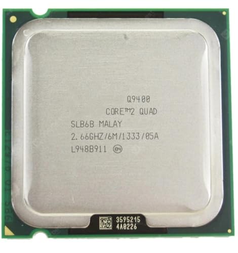 Image of Core 2 Quad Processor Q9400 2.66 LGA 775 Socket 4 Cores Desktop Processor (Supports G31,G41d2, G41d3 Motherboard)