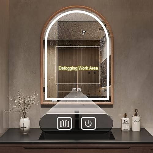 Miroir LED de salle de bain à intensité et couleur variables - 3