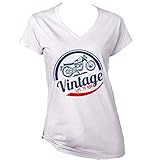  Teesandengines Ducati Diana 250 61 Vinatge Live to Ride Camiseta para Mujer de Algodon Size Xxlarge