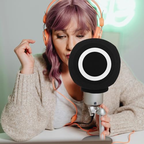 Filtro antipop Kisangel para micrófono adecuado para discursos y podcasts en casa 7