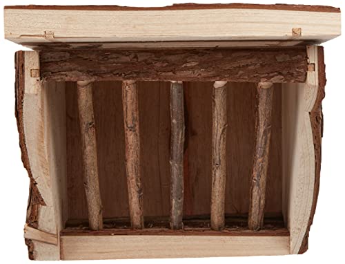 Heuraufe Trixie 61191 zum Einhängen, 20 x 15 x 17 cm, Braun