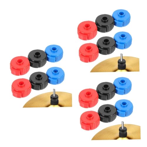 Abaodam 18pcs Tuercas de Liberación Rápida para Platillos de Batería Kit de Piezas de Reemplazo