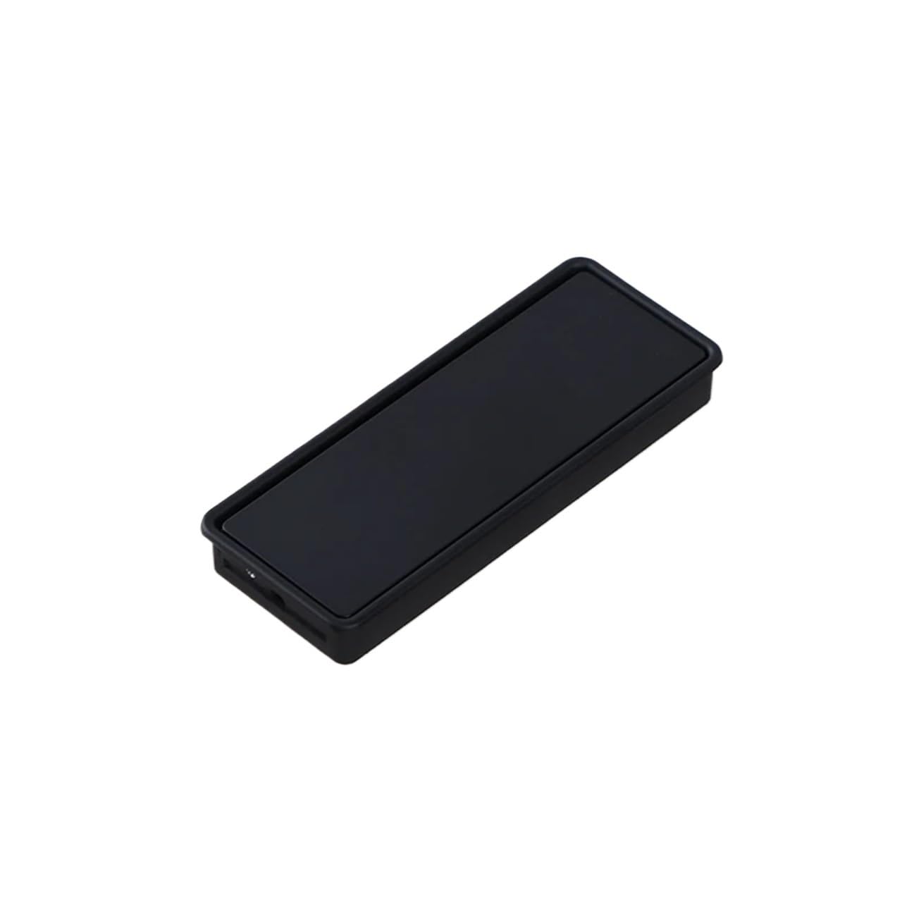 ATEUXOL Recessed Door Handles Embedded Hidden Bounce Handle Sliding Door Cupboard Closet Drawer Tatami Golden Cabinet Invisible(A5)