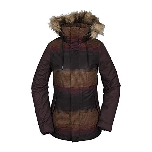 Volcom Women's Fawn Insulated Snowboard Ski Winter Hooded Jacket