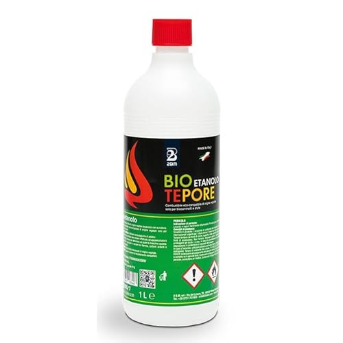 Bioetanolo Tepore Combustibile Per Camini, Biocaminetti E Stufe 2Bm | Bio Etanolo Inodore, Alcool Etilico Di Origine Vegetale, Eco Compatibile, Pulito