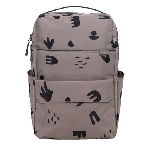 Image of RED ROVR Roo Lightweight 1 LB Diaper Bag Backpack | 11 organizational pockets| Durable & Water-Resistant (Truffle Doodle)