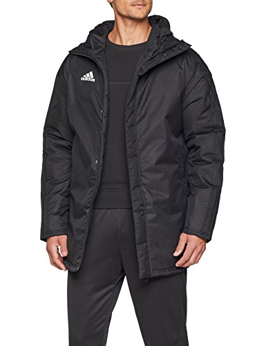 Adidas Jkt18 Std Parka Chaqueta de Deporte, Hombre, Black/White, 3XL