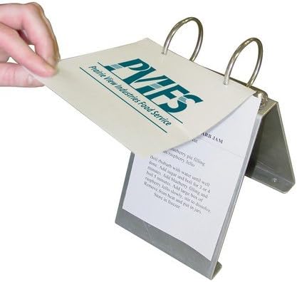 RH6128 Aluminum Recipe Holders - 11 x 6 x 8 in.
