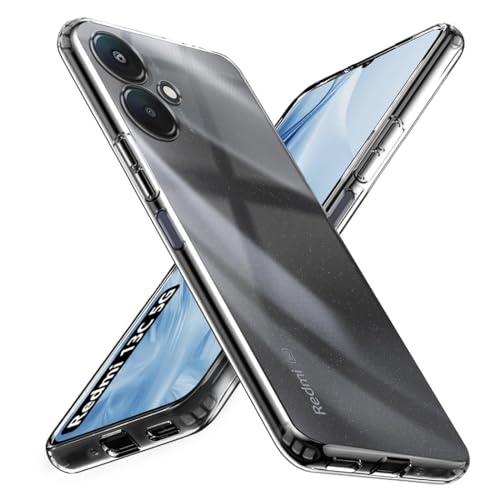 Image of COVERBLACK Rubber Back Cover for Mi Poco M6 5G - Transparent