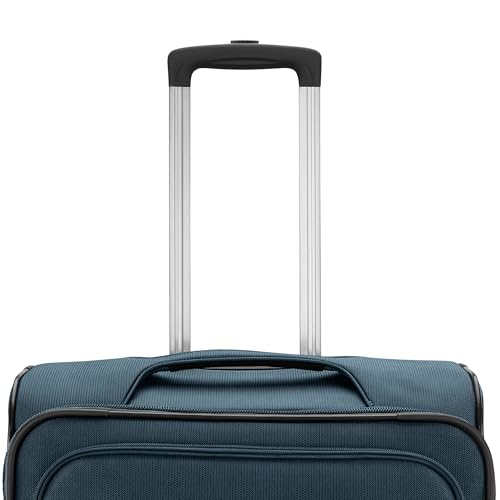 Image of Samsonite Ascella 3.0 Lightweight Softside Luggage Spinner Collection, Teal /Black, 3-Piece Set (Carry on /Medium /Large), Ascella 3.0 Softside Expandable Luggage With Spinner Wheels
