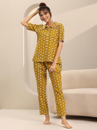Image of Libas Printed Cotton Night Suit