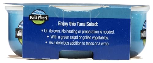 Image of Wild Planet Ready-To-Eat Wild Tuna White Bean Salad, 5.6 Oz, Pack of 1