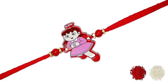 Nemi Enterprises Pink Barbi Doll Kids Rakhi For Kids amily Rakhi With Roli Chawal (NE 110) (B0CCZMCPHF) Amazon Price History, Amazon Price Tracker