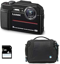 PANASONIC Lumix DC-FT7 Etanche Antichoc Noir Sac et Carte SD Go PANASONIC Lumix DC-FT7 Etanche Antichoc Noir Sac et Carte SD Go
