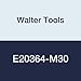 Walter Tools E20364-M30 Paradur HSS Machine Tap, NID Finish, 22 mm Shank Diameter, 3.5 mm Thread Length, 42 mm Cutting Length, 180 mm Overall Length, M30 Cutting Diameter