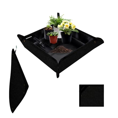 Repotting Mat for Indoor Plants 39.5"x39.5", Unique Gifts for Plant Lovers