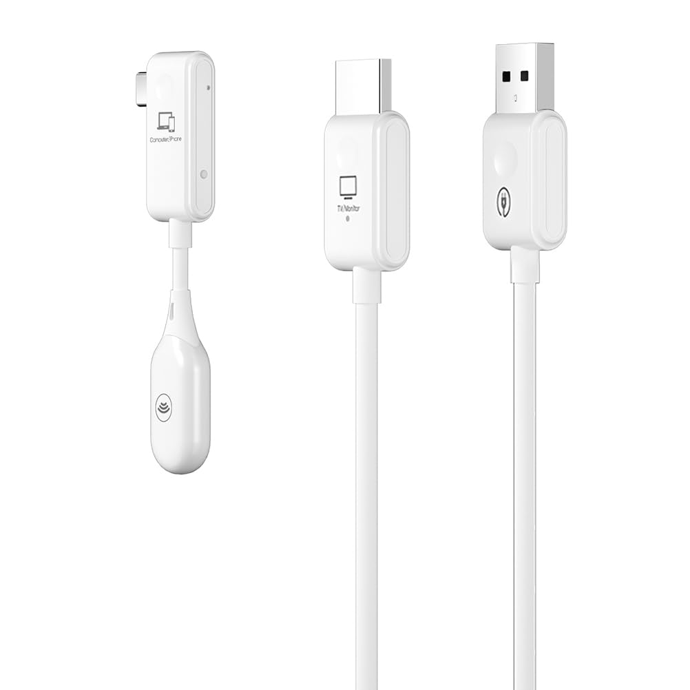 Transmetteur vidéo CS7 Récepteur adaptateur USB compatible avec Dongle 1080P Extendeur sans Type C Câble de projection