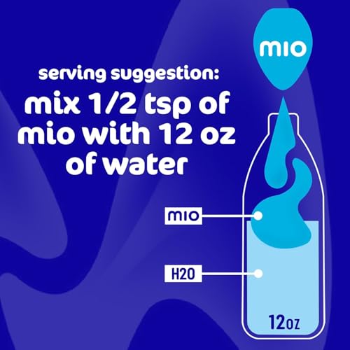 Image of MiO Water Enhancer Quartet for Sugar Free Flavored Hydration and Drink Mixing, Naturally Flavored Water Drops, Blueberry Lemonade, Berry Pomegranate, Strawberry Watermelon and Cherry Blackberry, 1.62 Fluid Ounce (Variety Pack)