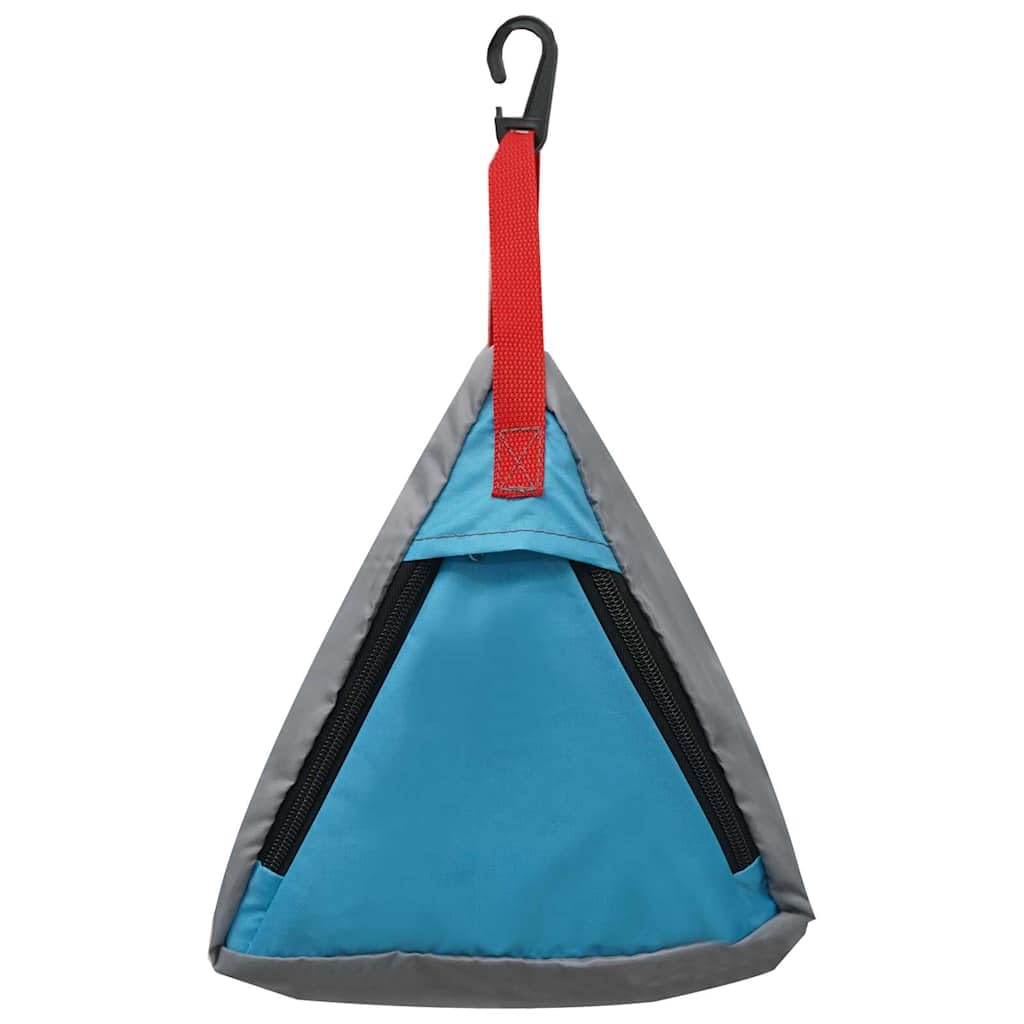 Aufbewahrungstasche 4er Set Grau Blau 24 x 16 x 24 cm Oxford Outdoor Camping Zelt Zubehör, leicht, langlebig, ideal für Trekking, Wandern, Festival und Bushcraft