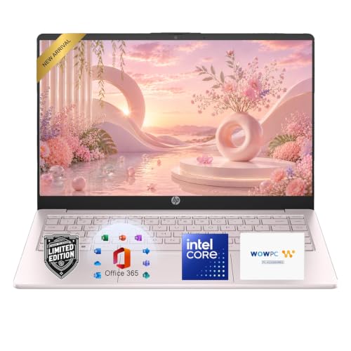 Image of HP 14 inch Laptop, Intel N150 Processor, 4GB DDR5 RAM, 128GB SSD, Back to School Limited Edition, 1TB Cloud Storage, Windows 11 with Microsoft 365